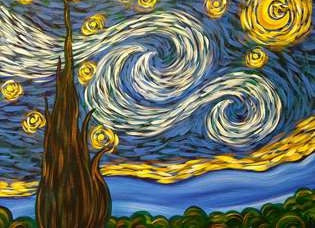 2025 June 14 Saturday - Willow Way Manor - 9:00 - 12:00 - Starry Night
